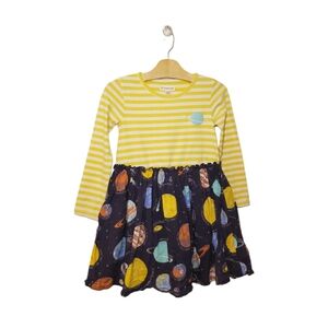 Tucker & Tate Size 5 Planet Solar System Astronomy Space Long Sleeve Dress